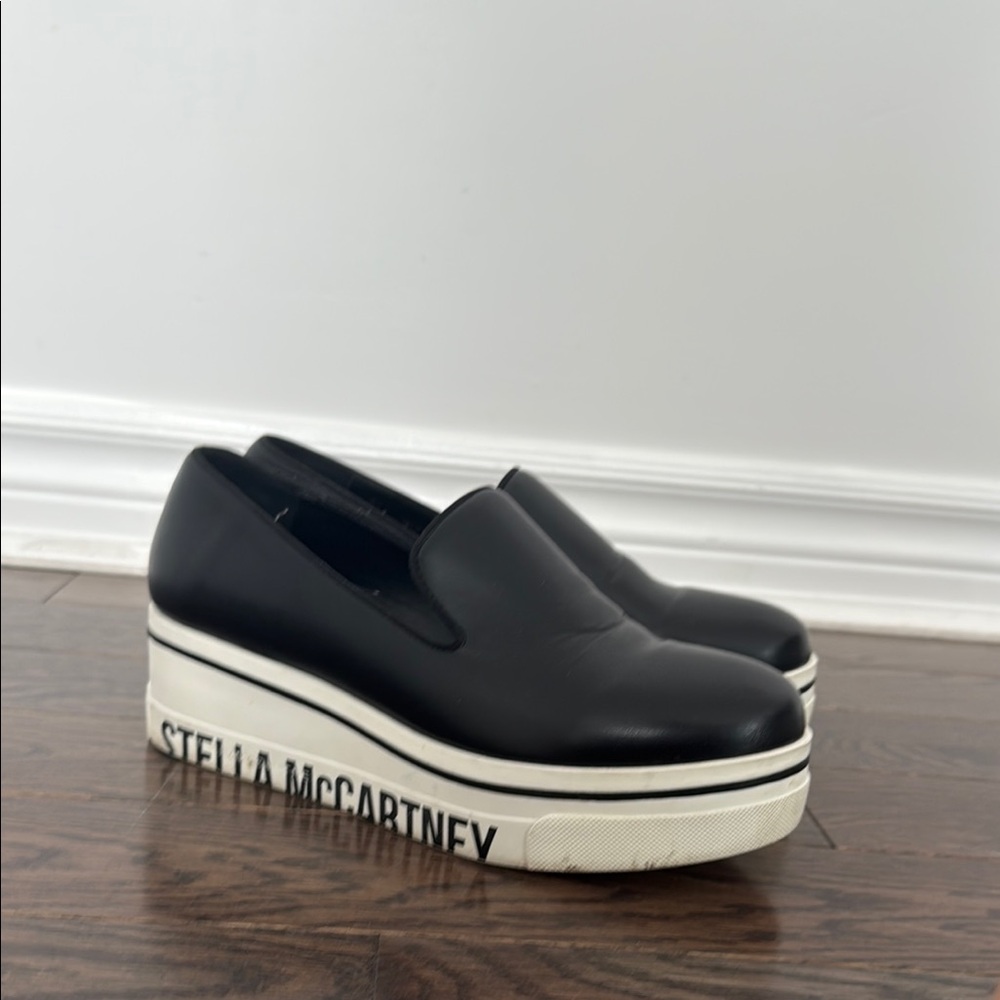 Stella McCartney Black Platform Sneakers